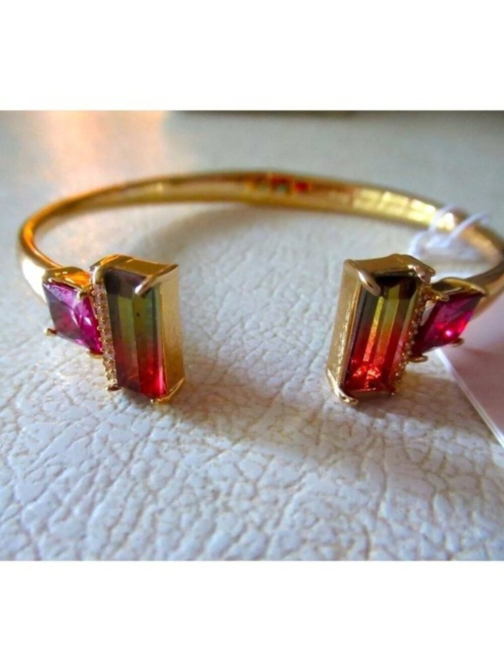 Kate Spade Geo Gems Open Hinged Cuff Bracelet O0RU3220 Multi (974)
